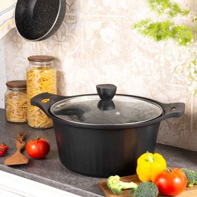 قابلمه تک گرانیت مشکی